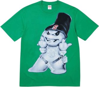 SUPREME Snowman T-Shirt Green FW25T20-GREEN
