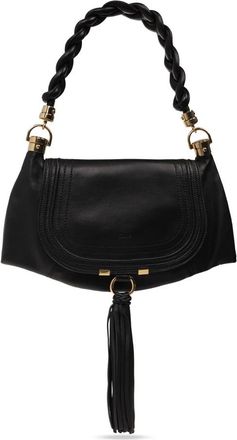Chlo&eacute; Borsa a spalla Marcie Foulard Piccola - - Bags - Donna - Nero - ONE SIZE