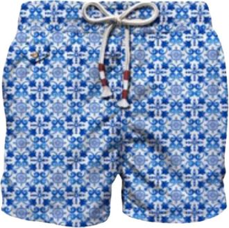 MC2 Saint Barth Heren Strand Shorts Micro Patroon - Heren - Strandmode - Veelkleurig - S - Badmode