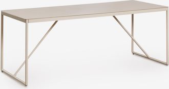 Sklum Mesa De Comedor Rectangular 185x85 Cm En Acero Melida Sklum