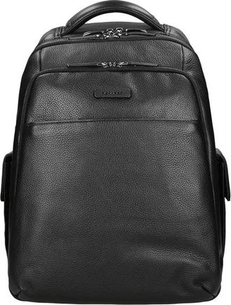 Piquadro Kwalitatieve leren rugzak zwart - Heren - Rugzakken - Zwart - ONE Size - Tassen