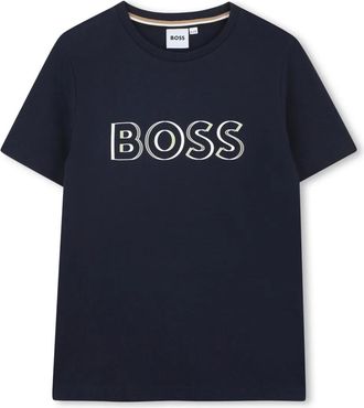 BOSS Kidswear short-sleeve T-shirt - kids - Cotton - 14 - Blue