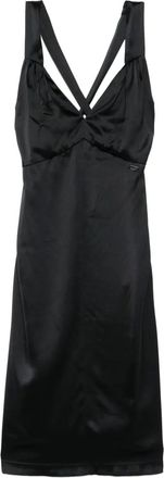 Chanel Abito midi in seta - Blu