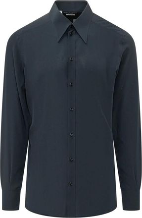 Dolce & Gabbana Camicia - Heren - Zakelijke Overhemden - Blauw - L - Overhemden