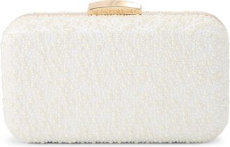 Kurt Geiger Womens Fleur Box Bag - White Fabric - One Size