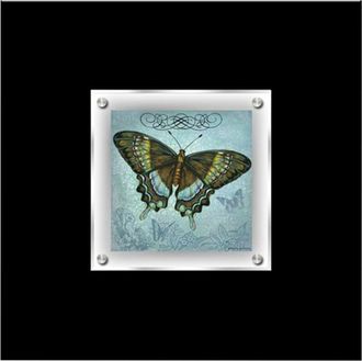 Premier Housewares Butterfly 2 Framed Wall Art