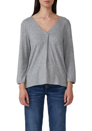 s.Oliver 3/4-Arm-Shirt mit V-Ausschnitt