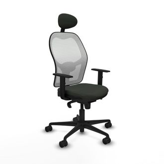 Piqueras y Crespo Silla De Oficina Con Cabecero Jorquera Piqueras Y Crespo 1d036n1 Negro