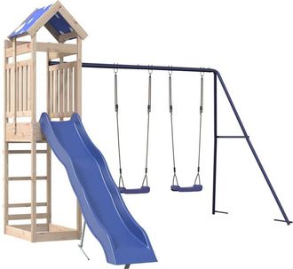 vidaXL Parque Infantil De Exterior De Madera Maciza De Pino Vidaxl