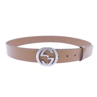 Gucci Pre-owned Belts, female, Brown, Size: ONE SIZE Pre-owned Fabric Belt