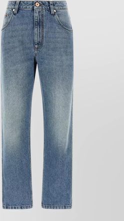Brunello Cucinelli denim straight-leg trousers