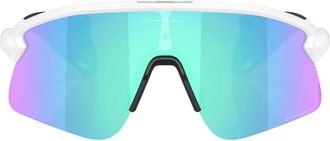 Oakley Stunt Devil S shield-frame sunglasses - unisex - Carbonium - One Size - White
