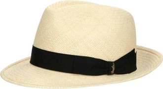 Borsalino Federico Panama Quito Medium Brim - Heren - Hoeden - Beige - 57 CM - Accessoires