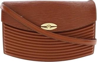 Louis Vuitton Pre-owned Cross Body Bags, female, Brown, Size: ONE SIZE Pre-owned Leather Shoulder Bag