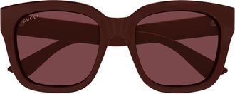 Gucci Sunglasses Gg1338 S 007 Burgundy/Red Women