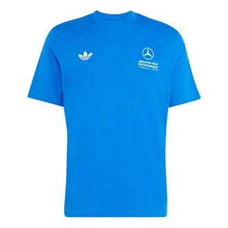 adidas x Mercedes AMG Petronas Formula 1 Team Blue Wonder T-Shirt Asia Sizing Blue Bird KT5130
