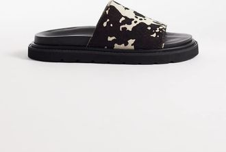 WALK LONDON Walk London - Holly - Sliders con stampa pezzata-Multicolore