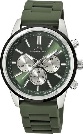 Porsamo Bleu Logan Chronograph Quartz Green Dial Mens Watch 1451CLOR