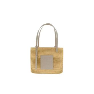Loewe Capazo Basket - female - Loewe - Shopping Bags - Beige - ONE SIZE - Bags