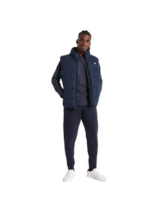 Superdry mouwloze donsjas voor heren met vintage logo