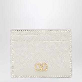 Valentino Garavani Vlogo Signature ivory cardholder