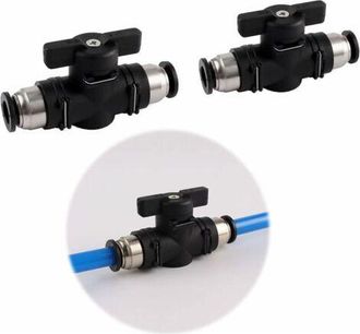OEM Conector Neum&aacute;tico R&aacute;pido De 6 Mm, V&aacute;lvula De Conexi&oacute;n R&aacute;pida Manual, Junta Neum&aacute;tica Recta Para Conectar Mangueras De Nailon Y Polietileno (pu) - Paq