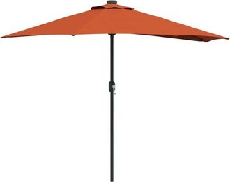 vidaXL Parasol De Jard&iacute;n Terracota 294 X 150 X 224 Cm Tela Vidaxl