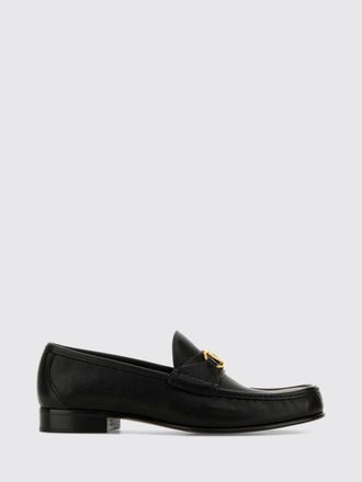 Valentino Garavani VLogo Signature Penny Loafers in Smooth Calfskin Leather