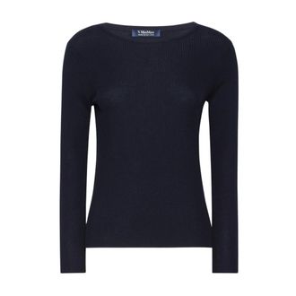 Max Mara Dames, Truien, Blauw, Maat: M