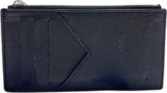 Louis Vuitton Pre-owned Card case - Heren - Vintage Accessoires - Zwart - ONE Size - Leer - Vintage