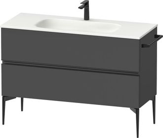 Duravit Duravit - Sivida Mueble Bajo Lavabo, 2 Cajones, Tirador Diamante