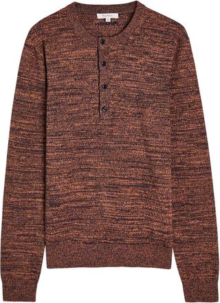 J.W.Anderson Melange Henley Knit Jumper - Multicoloured 1 - S