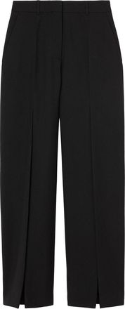Burberry Charlie wool tailored trousers - women - Cupro/Wool - 2 - Black