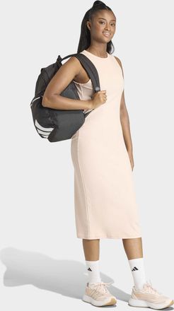 adidas Shirtkleid ADIDAS SPORTSWEAR ALL SZN RIB, Damen, Gr. XXL, N-Gr, blush pink, Obermaterial: 48% Baumwolle, 43% Polyamid, 9% Elasthan, Kleider Shirtkleid