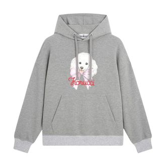 Fiorucci Relaxed-Fit Hoodie - Dames - Hoodies - Grijs - M - Hoodies & sweatvesten