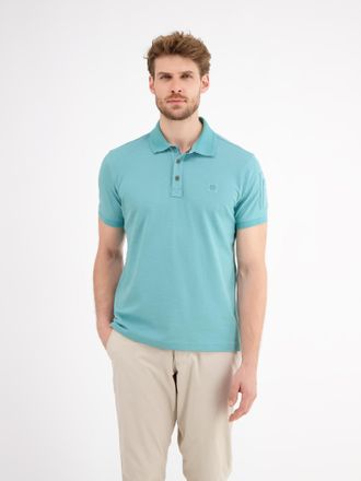 Lerros Poloshirt LERROS LERROS Piqu&eacute;-Poloshirt f&uuml;r Herren, Herren, Gr. S, blau (coastal blau), 95% Baumwolle, 5% Elasthan, ohne Ausschnitt, Shirts Poloshirt