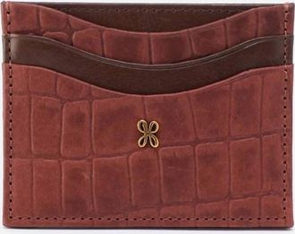 Hobo Womens Max Card Case In Crocco
