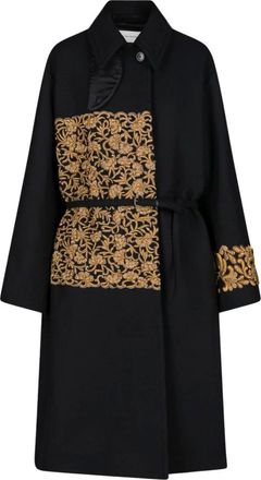 Dries Van Noten Cappotto monopetto - - Coats - Donna - Nero - S