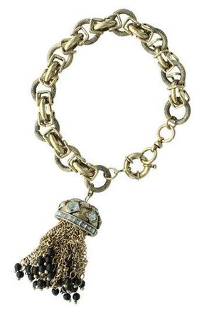 Olivia Welles Cleo Tassel Bracelet in Gold at Nordstrom Rack