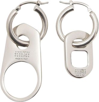 Maison Margiela Bottle Cap Metallic Drop Earrings