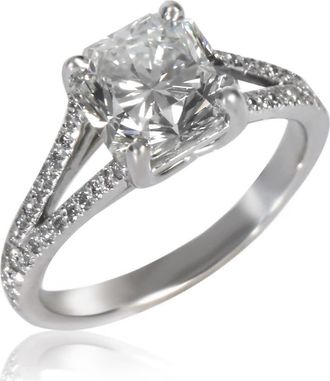 Tiffany & Co. Pre-Owned Tiffany & Co. Platinum Diamond Lucida Ring