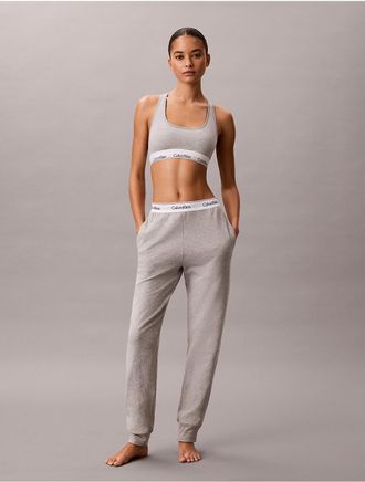 Calvin Klein Womens Modern Terry Joggers - Grey - XS