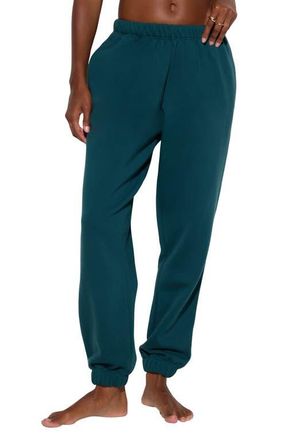 Spiritual Gangster Balance Portia Sweatpants in Midnight Teal at Nordstrom, Size X-Small