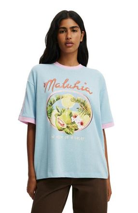 Cotton On Womens The Vacay Tee in Maluhia Periwinkle Blue at Nordstrom, Size X-Small