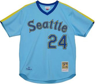 Mitchell & Ness T-shirt MLB Mariners 2010 Ken Griffey Jr - Blu