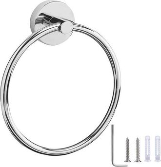 No Brand Anillos Para Toallas De Acero Inoxidable - Duraderos Y Atractivos - 1 Pieza - 160 Mm