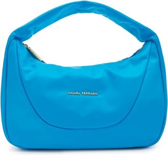 Chiara Ferragni Blauwe Faux Leren Handtas - Dames - Handtassen - Blauw - ONE Size - Tassen