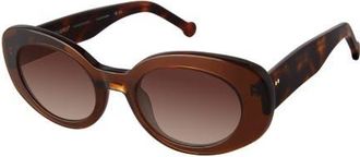 Colors In Optics Bardot Sunglasses in Brandy Tortoise at Nordstrom