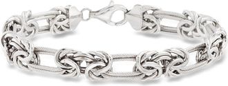 Ross-Simons Sterling Silver Byzantine Double-Link Bracelet