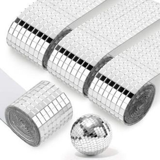 OEM 6400 Piezas De Mini Mosaicos De Espejo, Baldosas Cuadradas Acr&iacute;licas De 5 X 5 Mm, Pegatinas De Pared De Espejo De Vidrio, Pegatinas De Mosaico Acr&iacute;lic